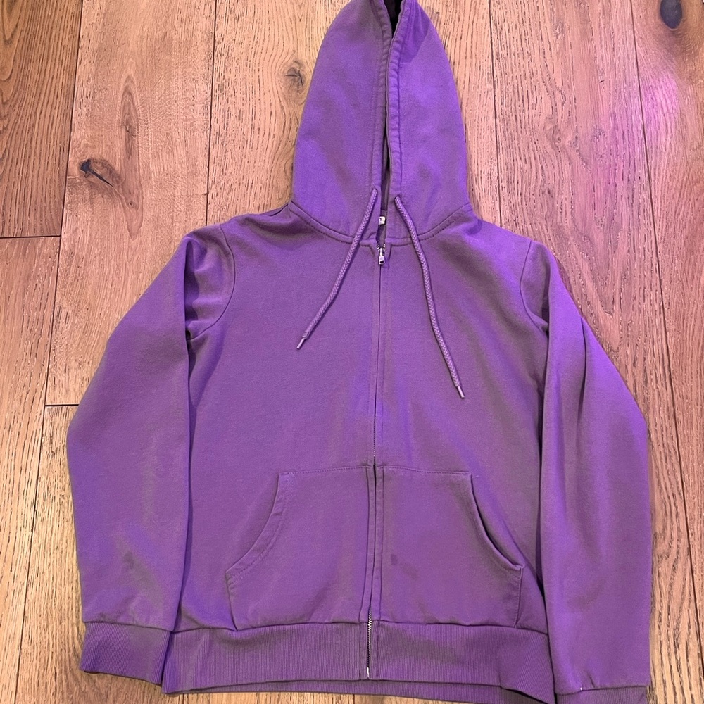 Reflex Light Purple Zip Up Hoodie